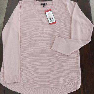 Hilary Radley Blush Pink Sweater Size M